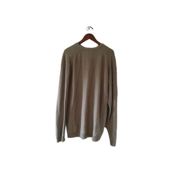 Vintage XG Men's Size XXL Geometric Sweater Tan Long Sleeve Academic Casual Knit - Picture 3 of 7